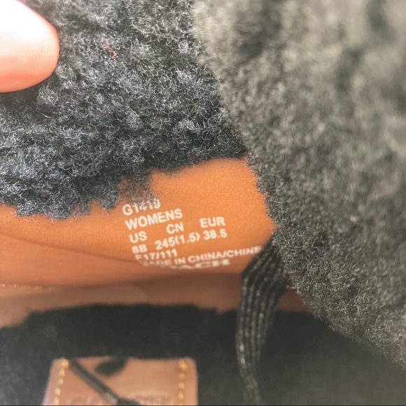 COACH Urban Hiker Boots Black Prairie Leather - Picture 6 of 8